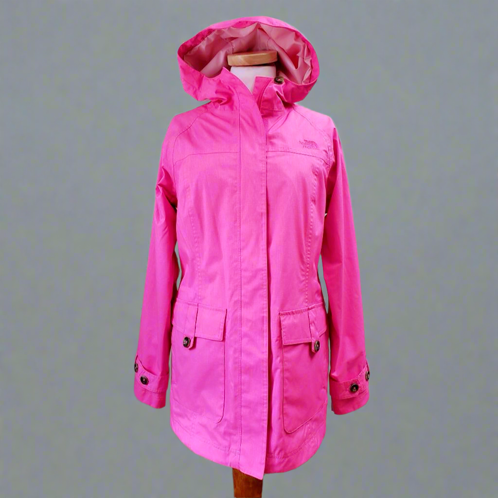 The North Face hot pink jacket, size M