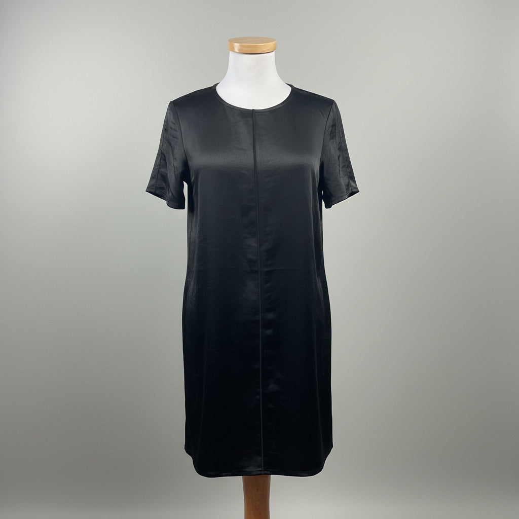 Lilla P black satin dress, size 6, NEW WITH TAGS!