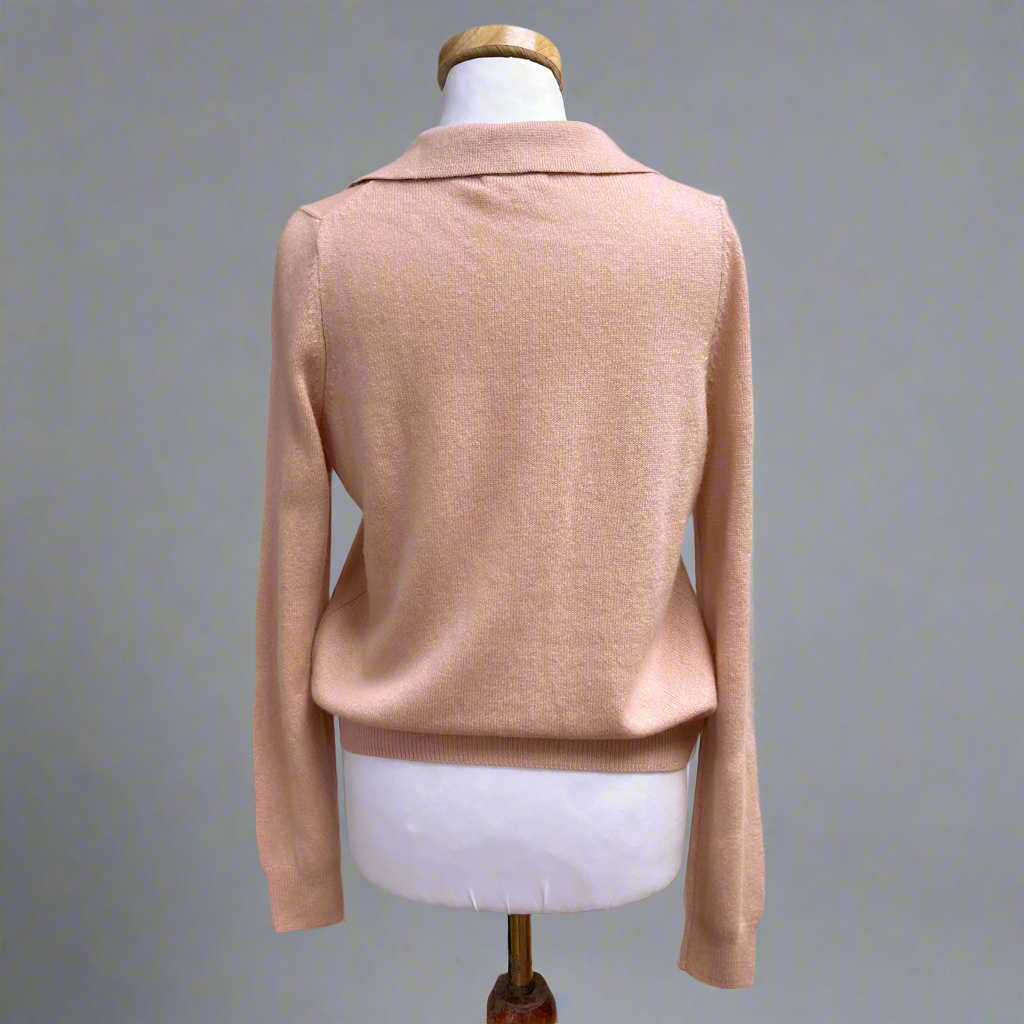 525 America blush cashmere sweater, size XS