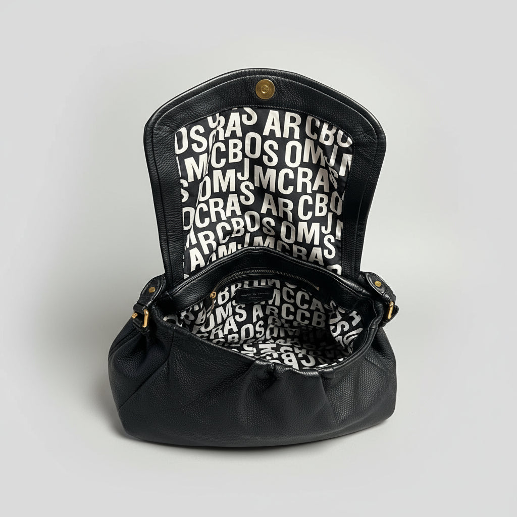 Marc Jacobs large black leather Ukita bag, LIKE NEW!