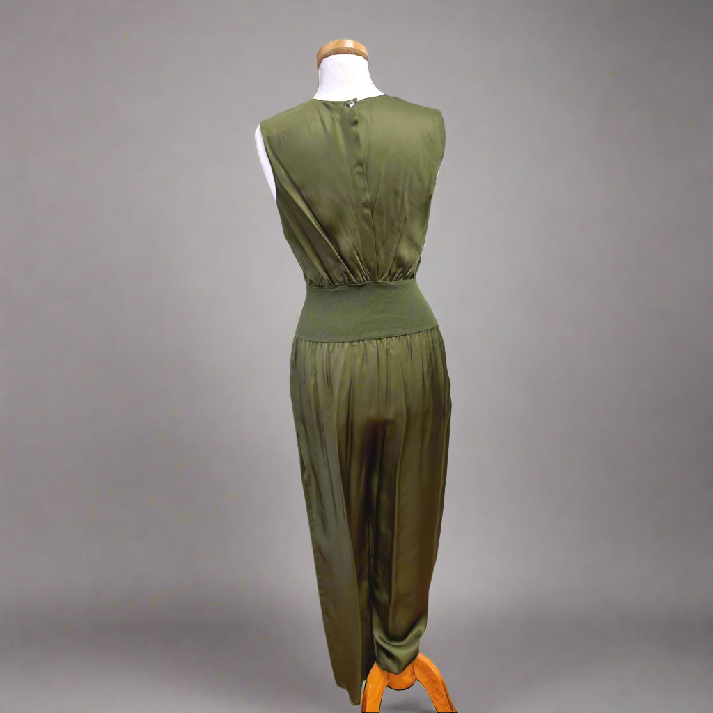Theory olive jumpsuit, size P