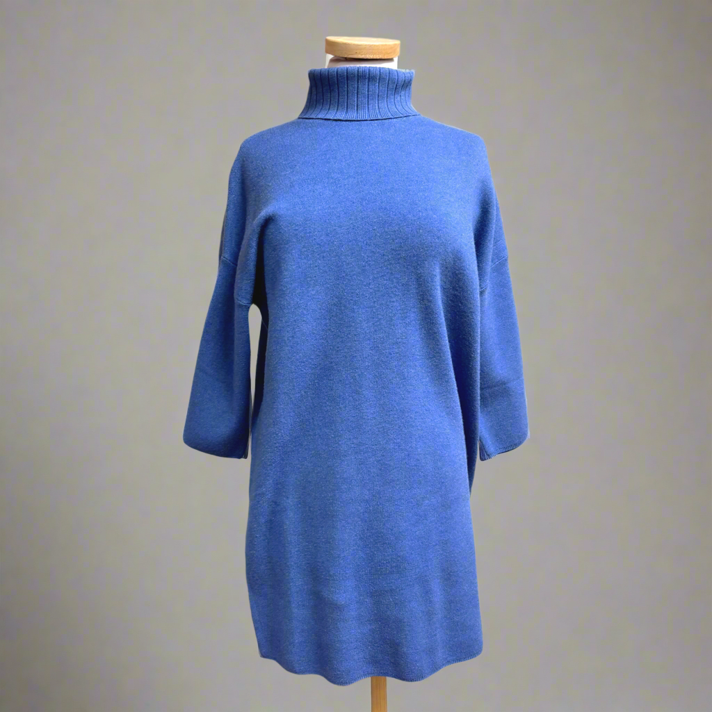Pomander Place blue knit Vivianne dress, size XS
