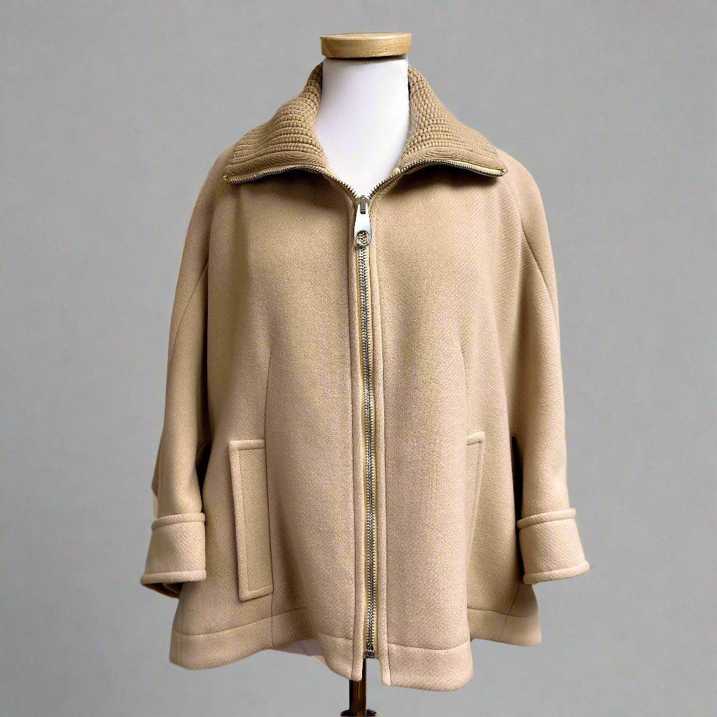 Chloe beige wool coat, size 6, LIKE NEW!