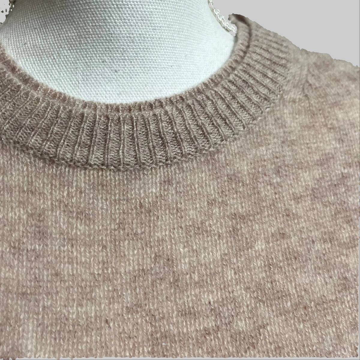 Brochu Walker blush wool and cashmere sweater, size XS