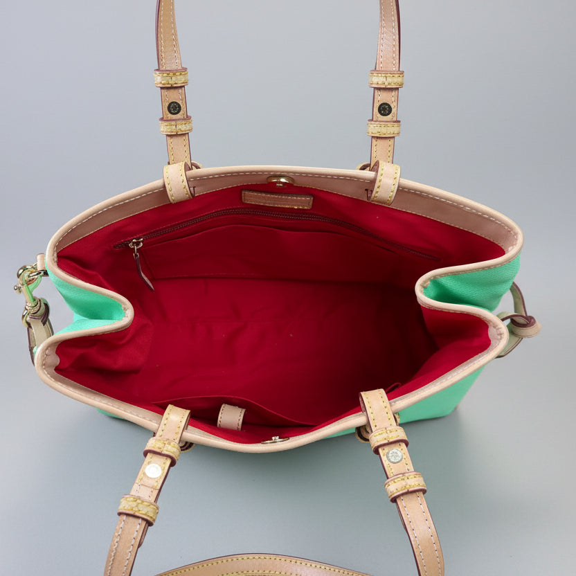 Dooney & Bourke lime green Colette bag, NEW WITH TAGS!