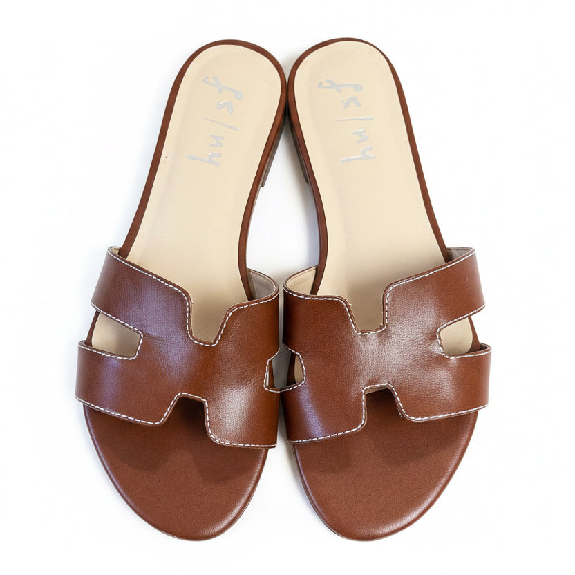 fs/ny brown H Alibi sandals, size 9