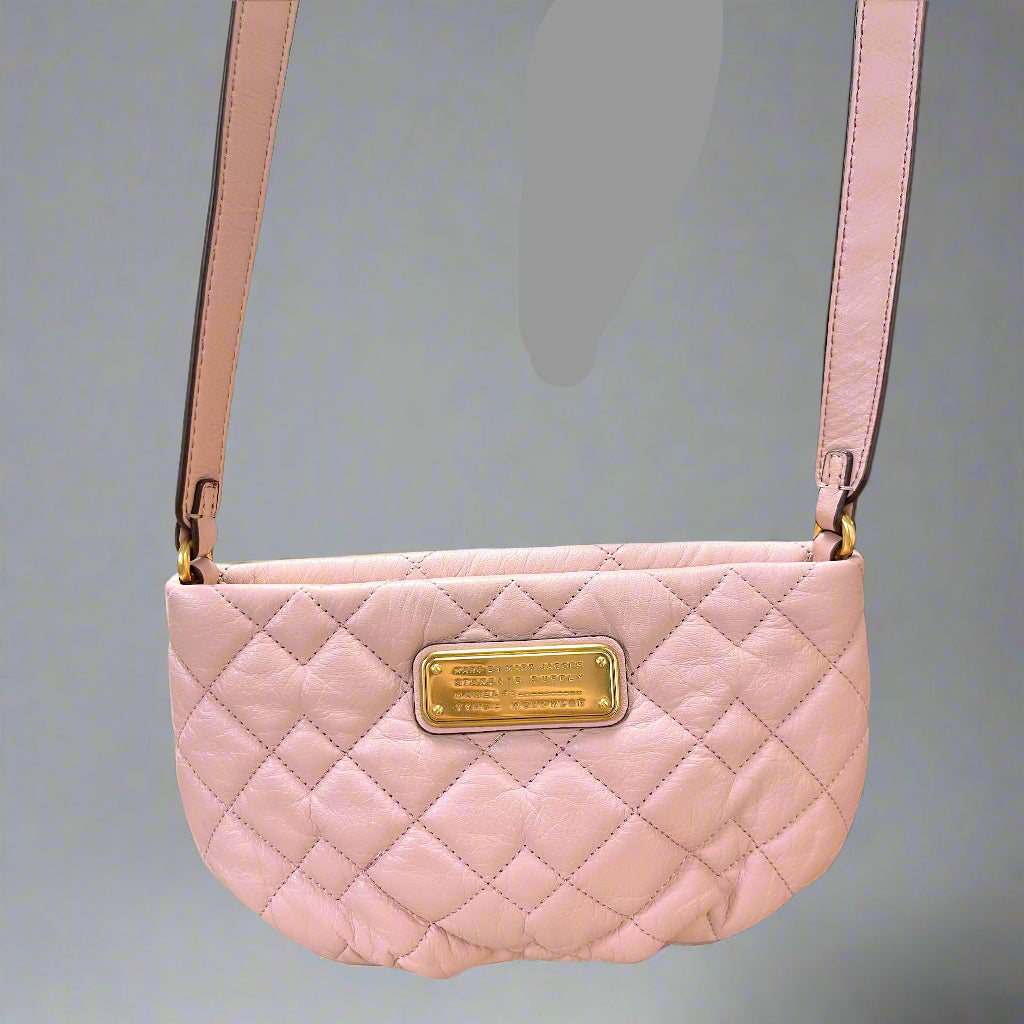 Marc Jacobs blush leather crossbody bag, LIKE NEW!