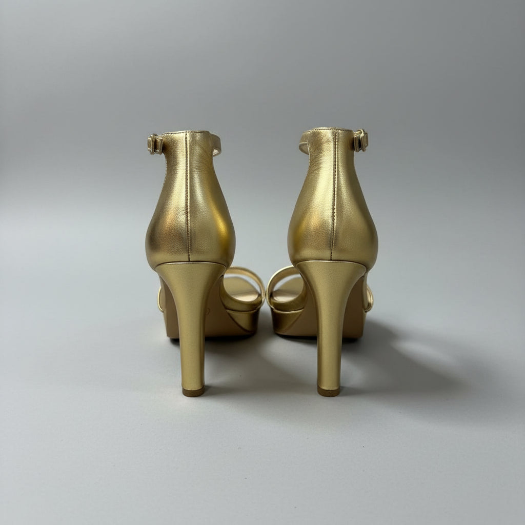 Vince Camuto gold Sathina shoes, size 6.5, NEW IN BOX!