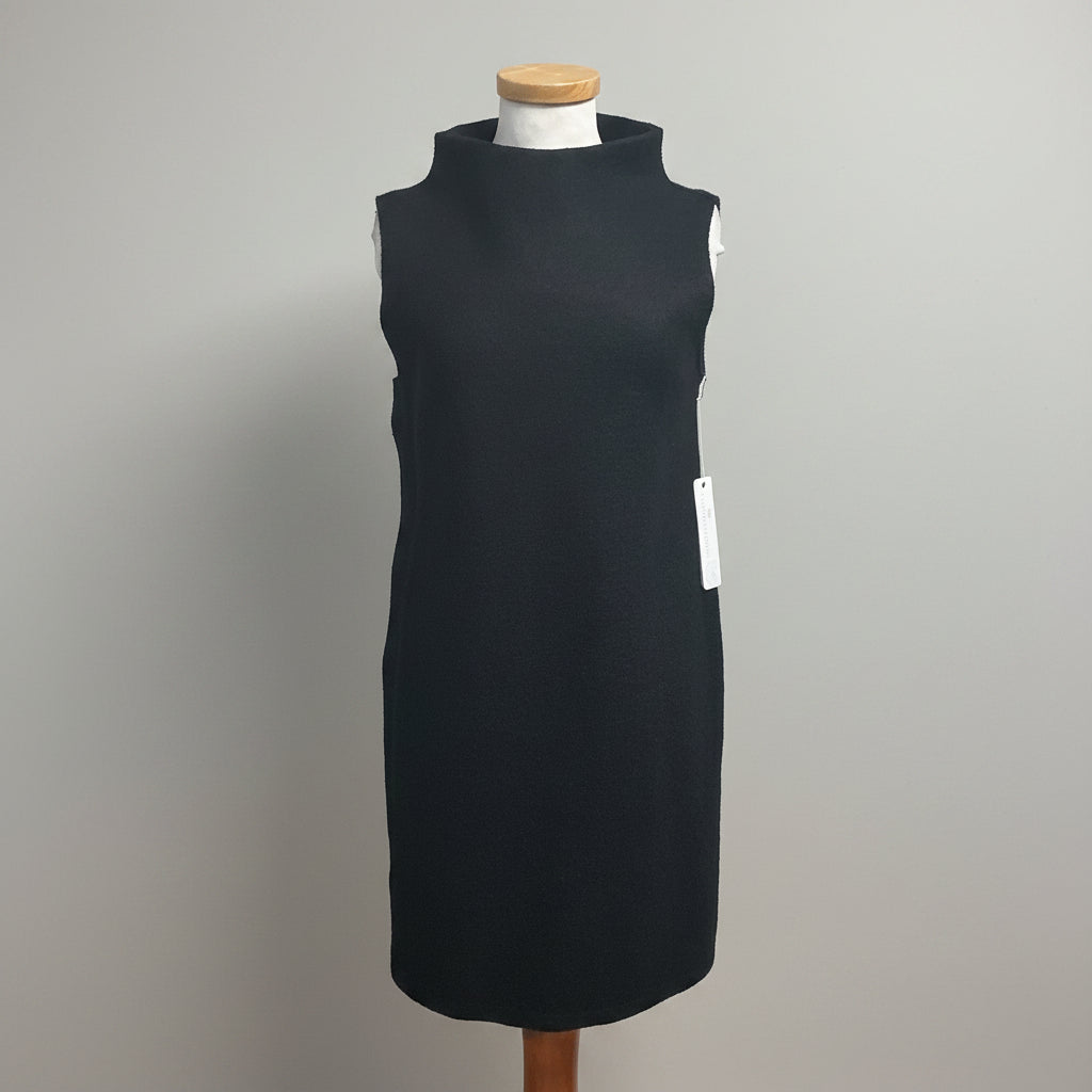 Indigenous black alpaca and wool dress, size S, NEW WITH TAGS!