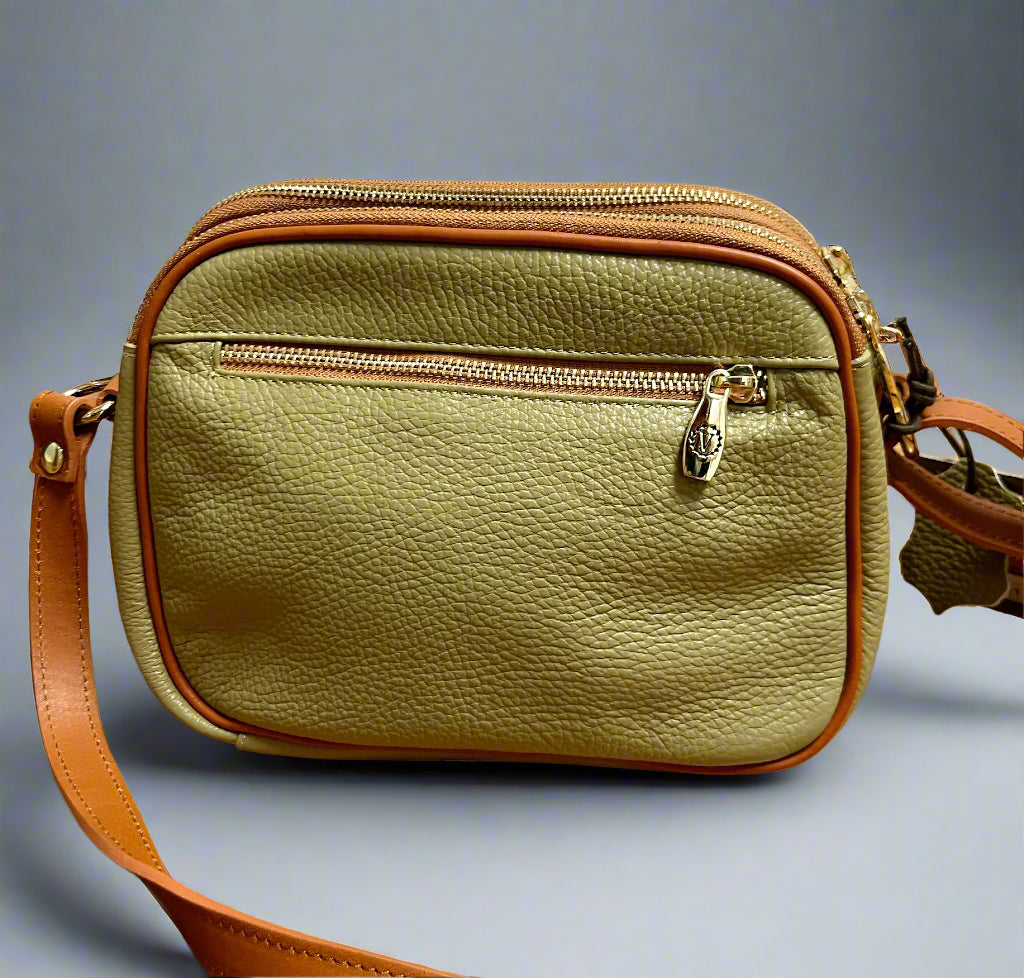 Valentina olive crossbody bag, BRAND NEW WITH TAGS!