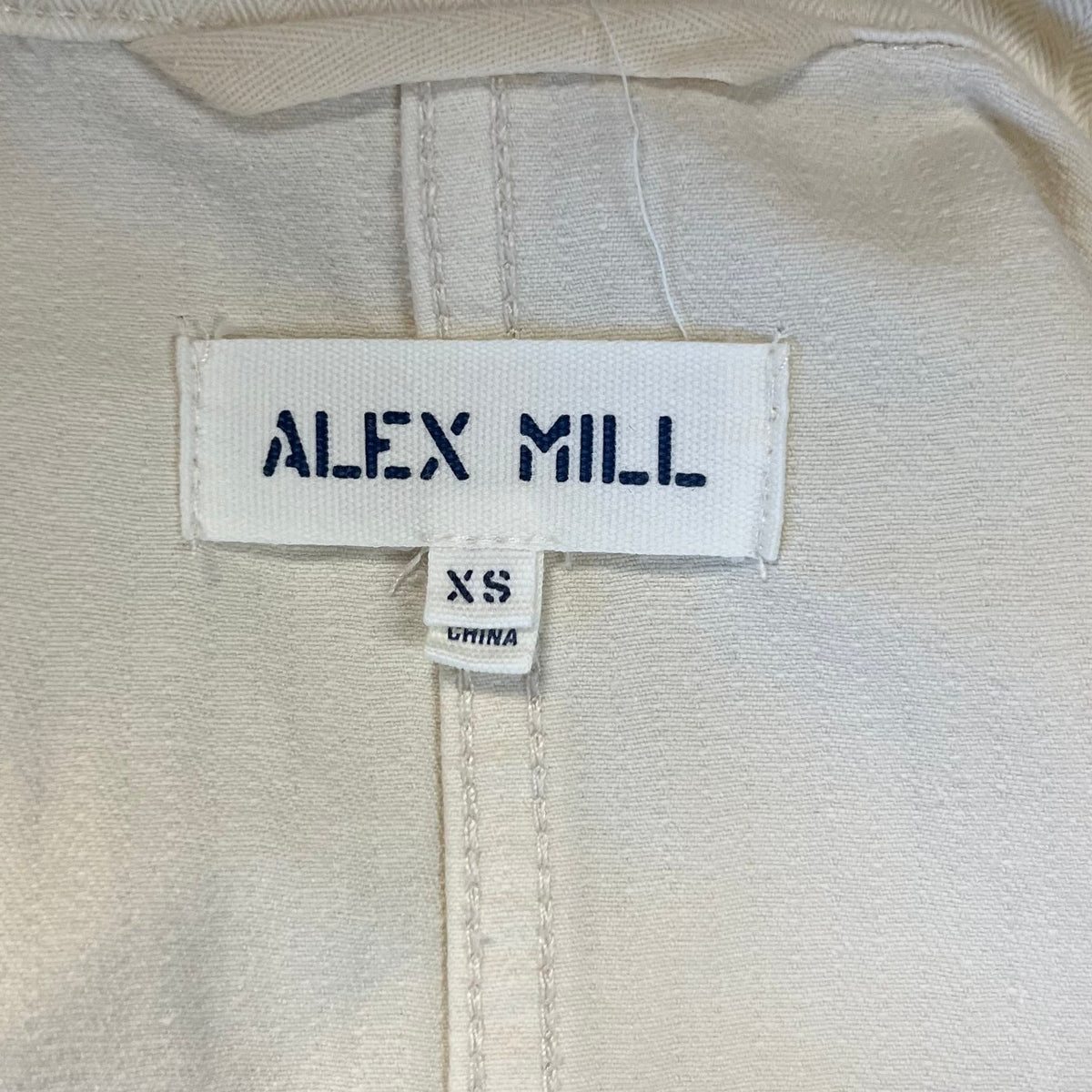 Alex Mill cream Britt work jacket, size XS