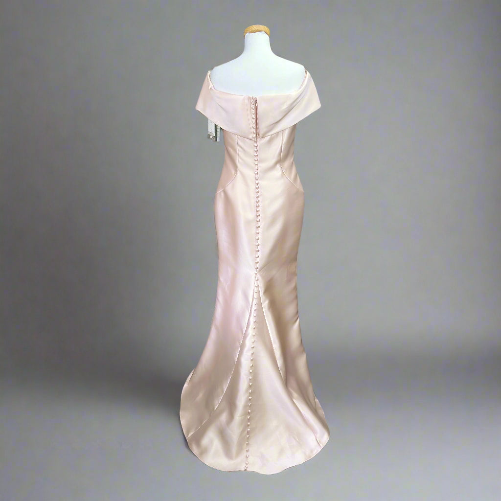 Cameron Blake petal pink dress, size 8, NEW WITH TAGS!