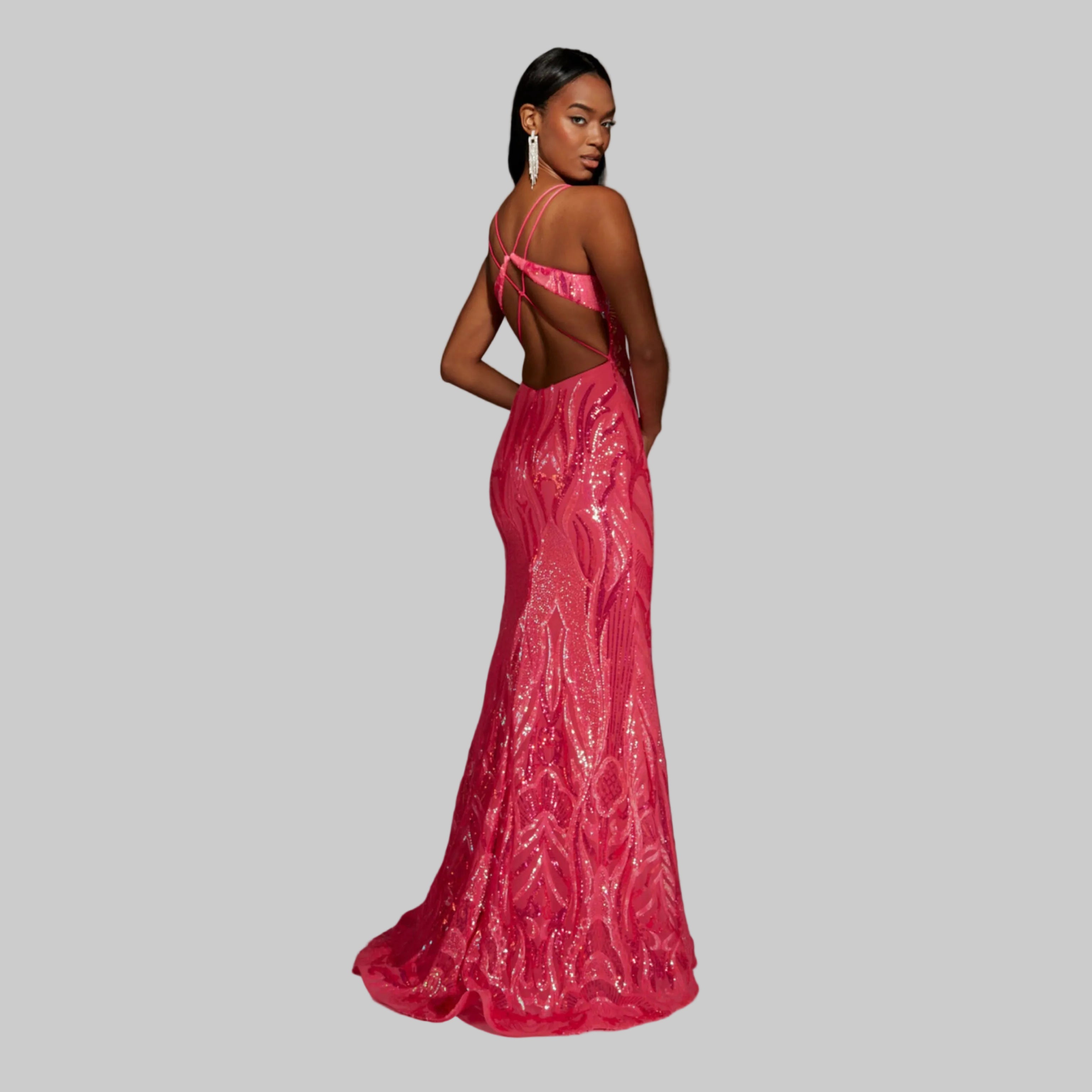 Alyce Paris hot pink dress, sizes 8 & 14, NEW WITH TAGS!