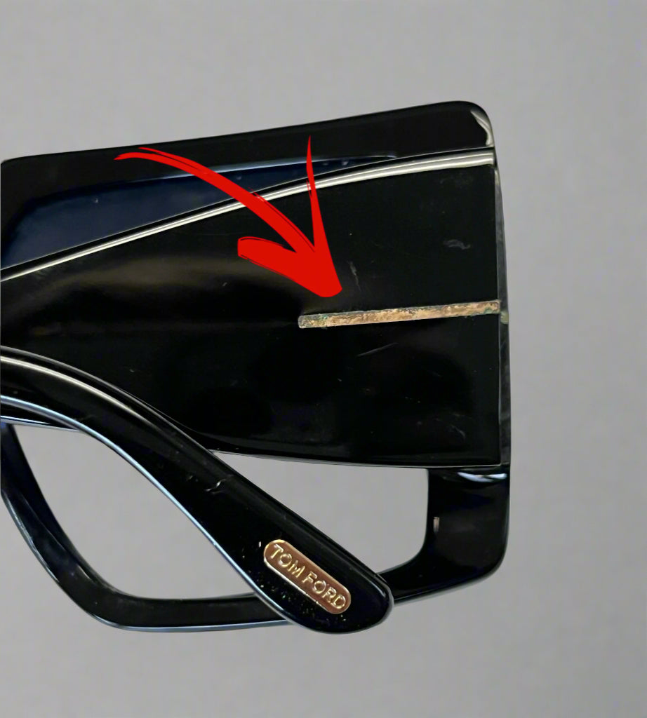 Tom Ford black Quinn sunglasses