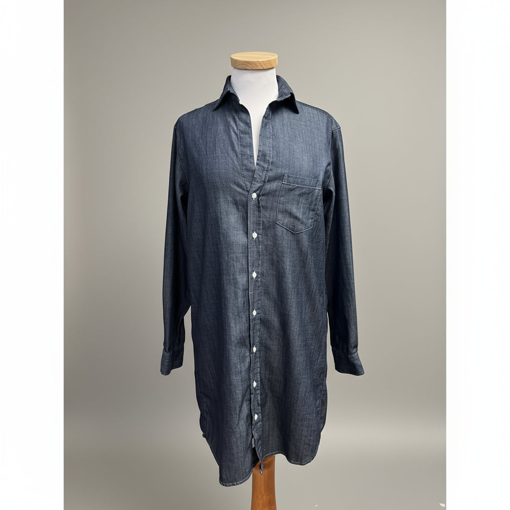 Frank & Eileen dark denim Mary shirtdress, size XXS