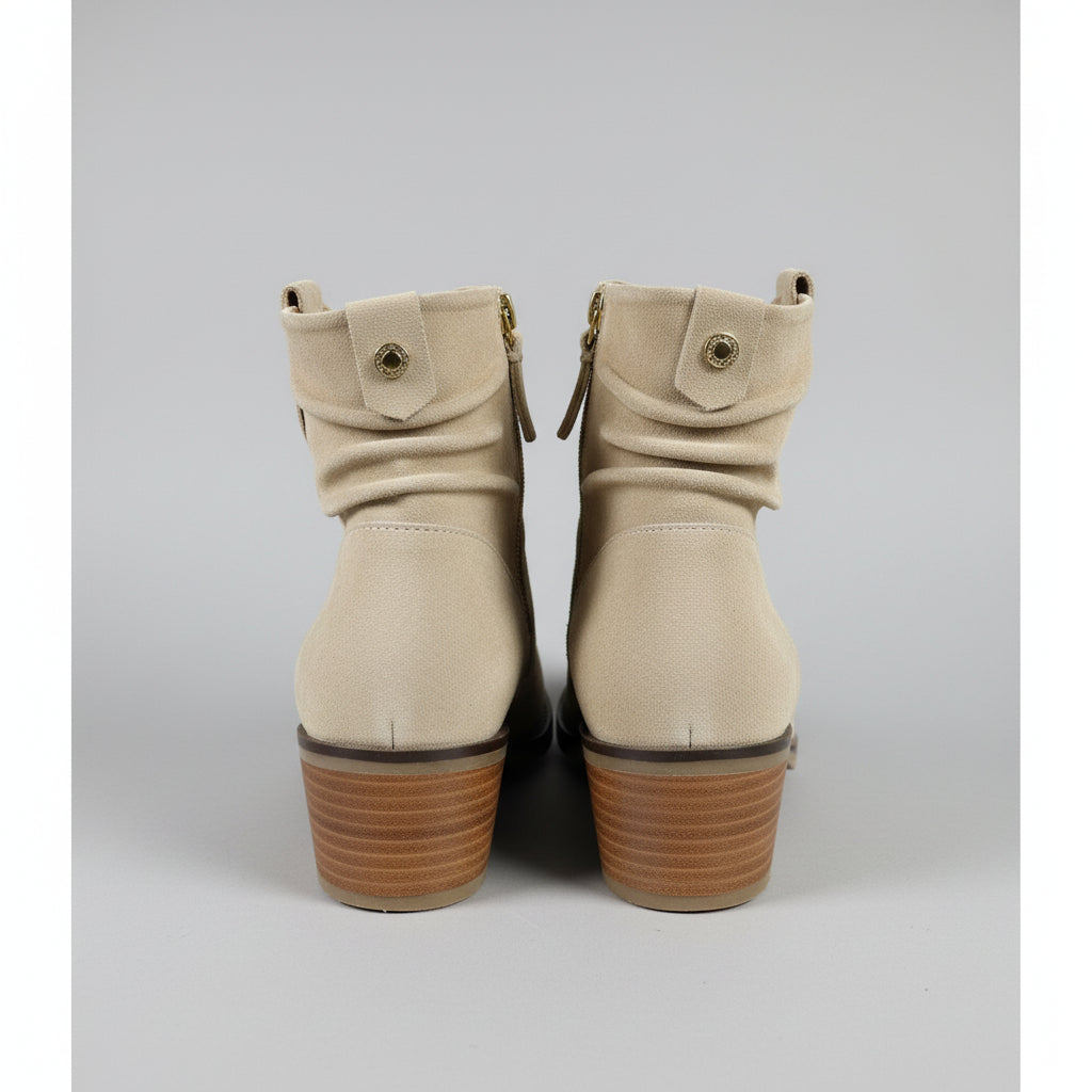 Cole Haan beige suede boots, size 8.5, BRAND NEW!