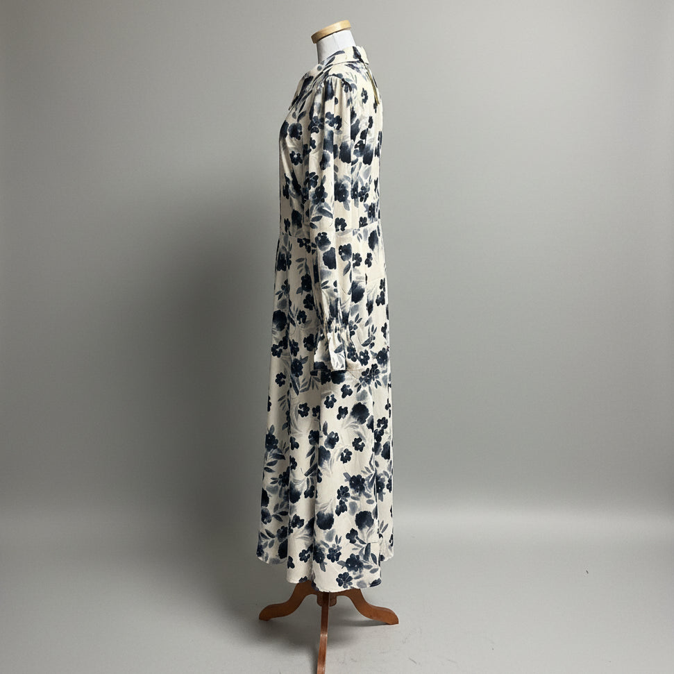 Alexia Admor cream and gray floral dress, size 12, NEW WITH TAGS!