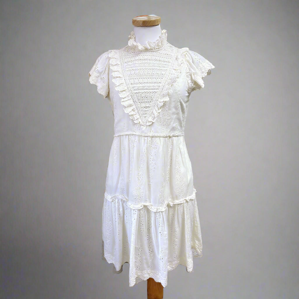 Sea New York cream eyelet dress, size 2