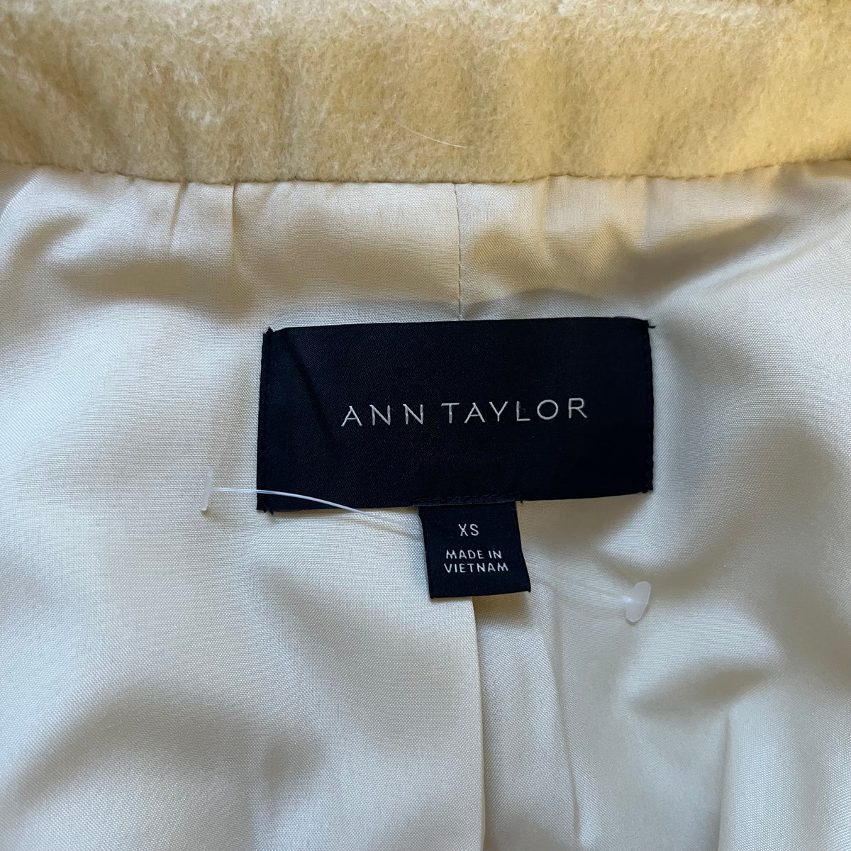 Ann Taylor yellow wool blend coat, size XS