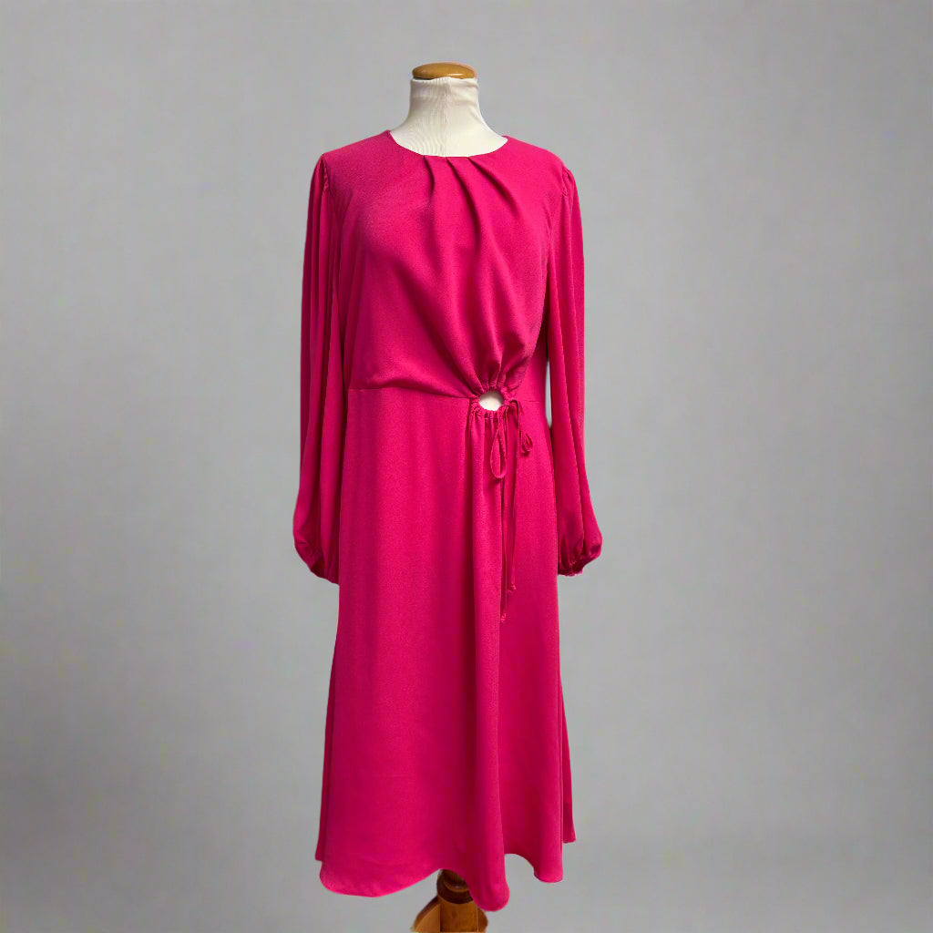 Cabi long sleeve pink Delight dress, Size M, NEW WITH TAGS!