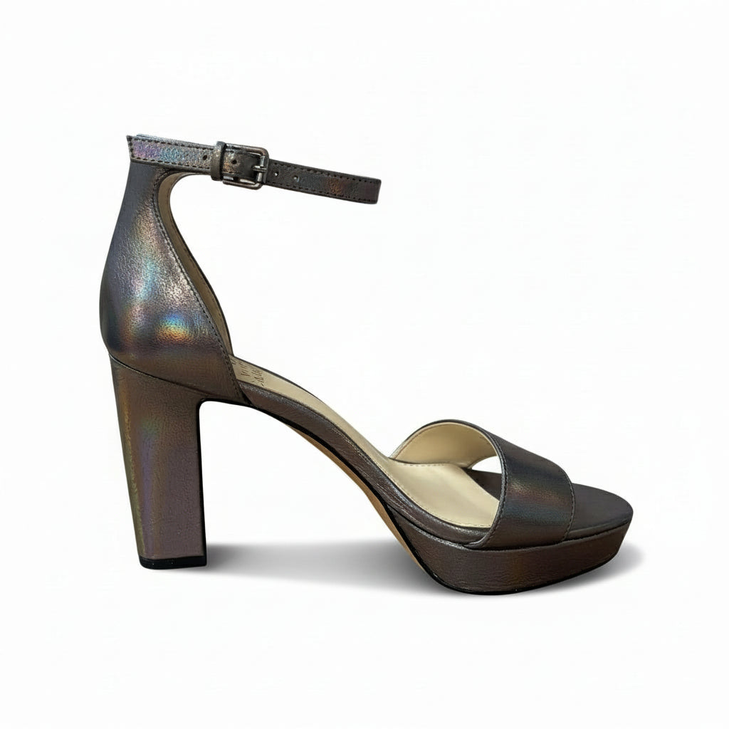 Vince Camuto iridescent pewter Sathina shoes, size 6.5, NEW IN BOX!