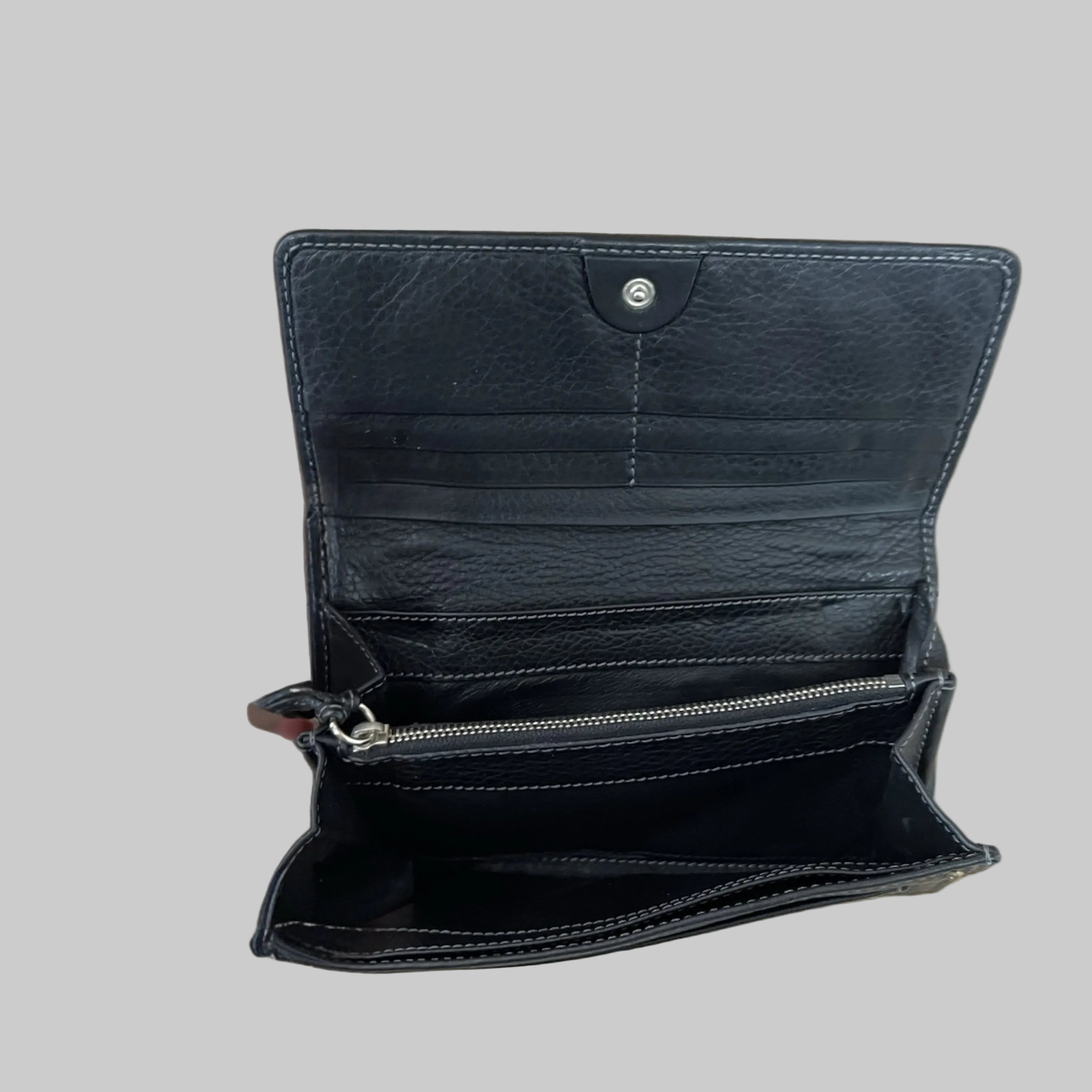 Chloe black leather Paddington wallet