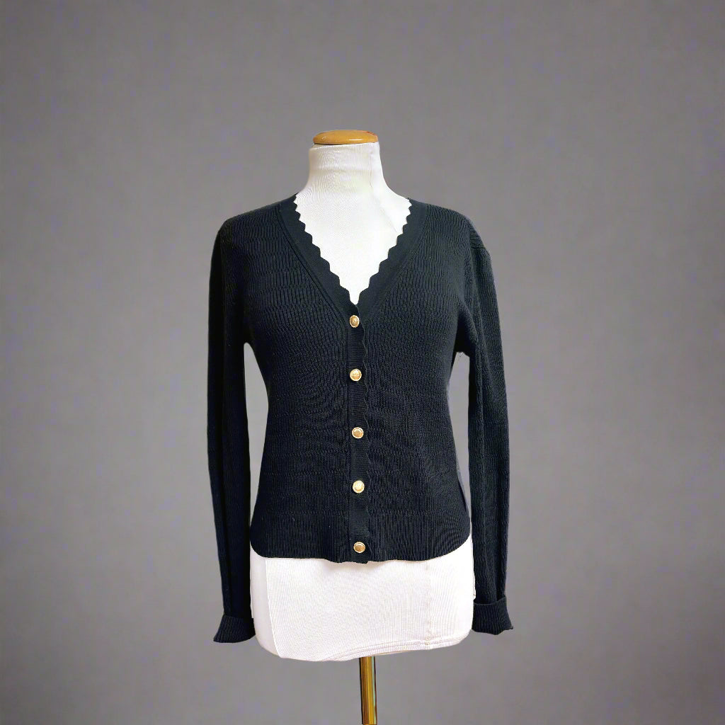 Cabi Black Treasure cardigan, Size XS, NEW WITH TAGS!