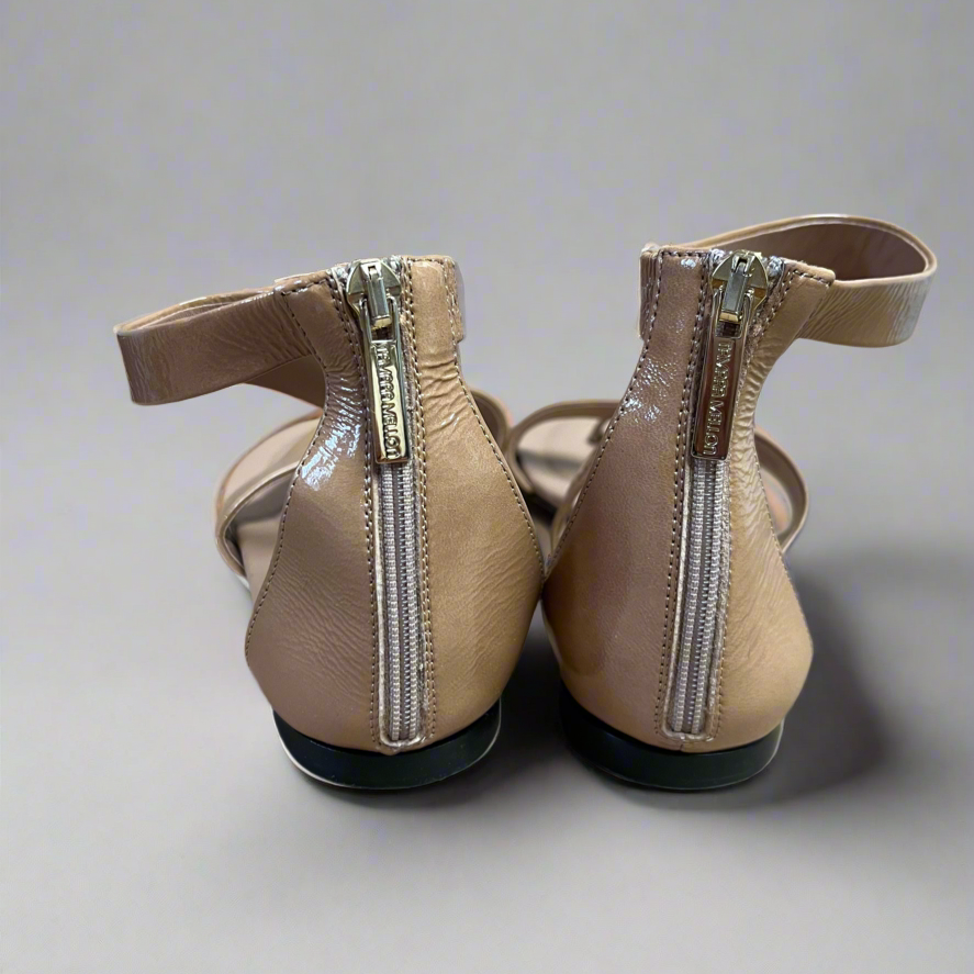Tamara Mellon nude leather Gladiator sandals, size 39