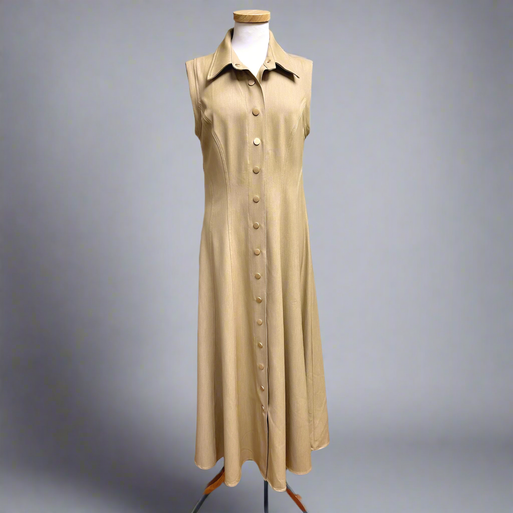 Curaae tan Gabrielle dress, size M