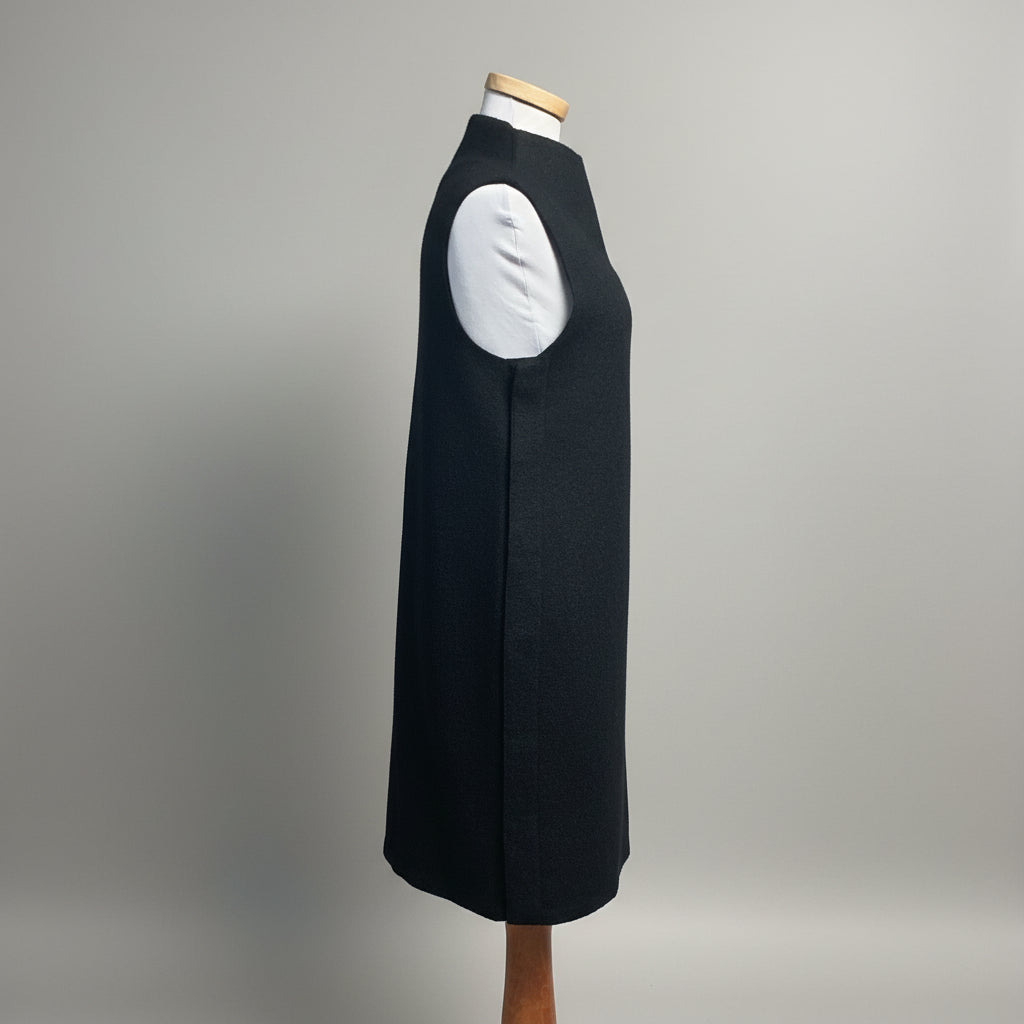 Indigenous black alpaca and wool dress, size S, NEW WITH TAGS!