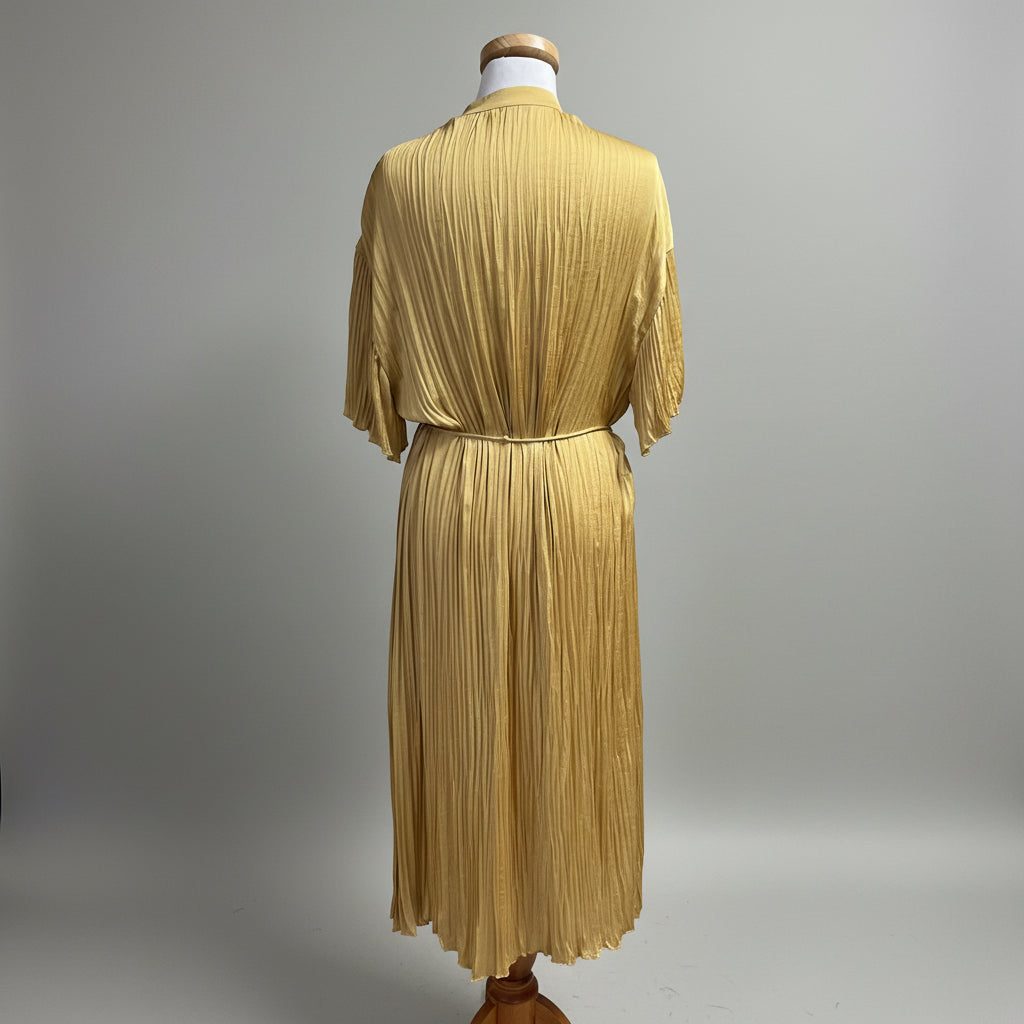 Vince wheat yellow dress, size XS, NEW WITH TAGS!