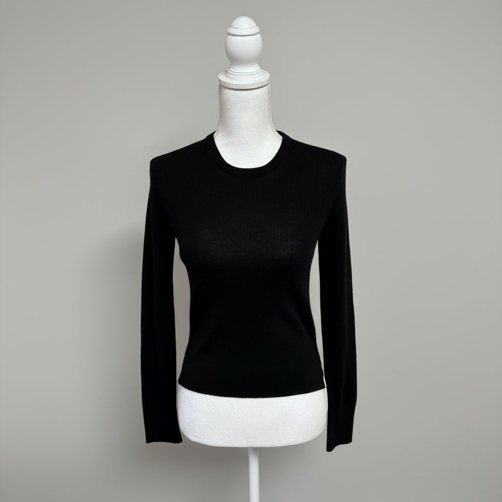 Alex Mill black Ava sweater, size XS