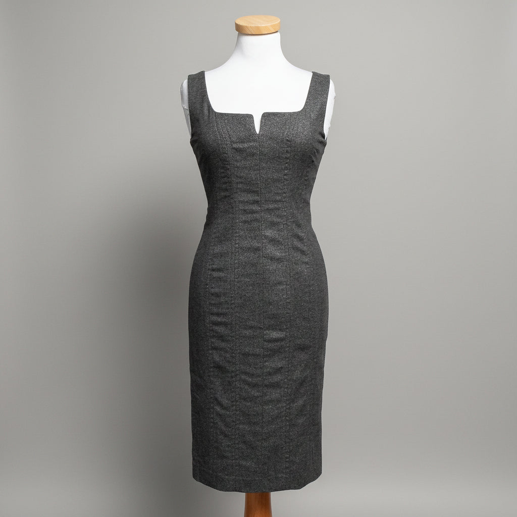 Beymen charcoal metallic dress, size 4, NEW WITH TAGS!