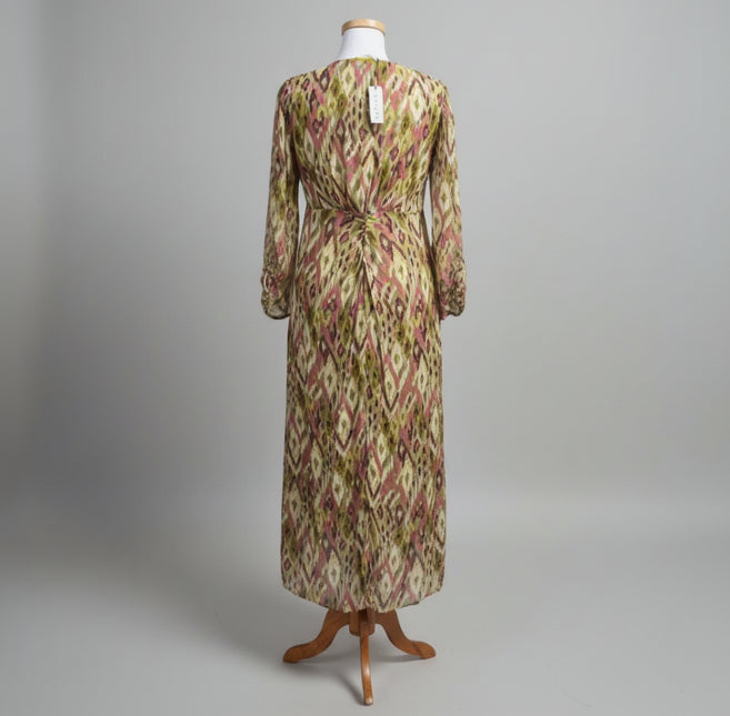 Velvet sage and mauve Cailey dress, size S, NEW WITH TAGS!