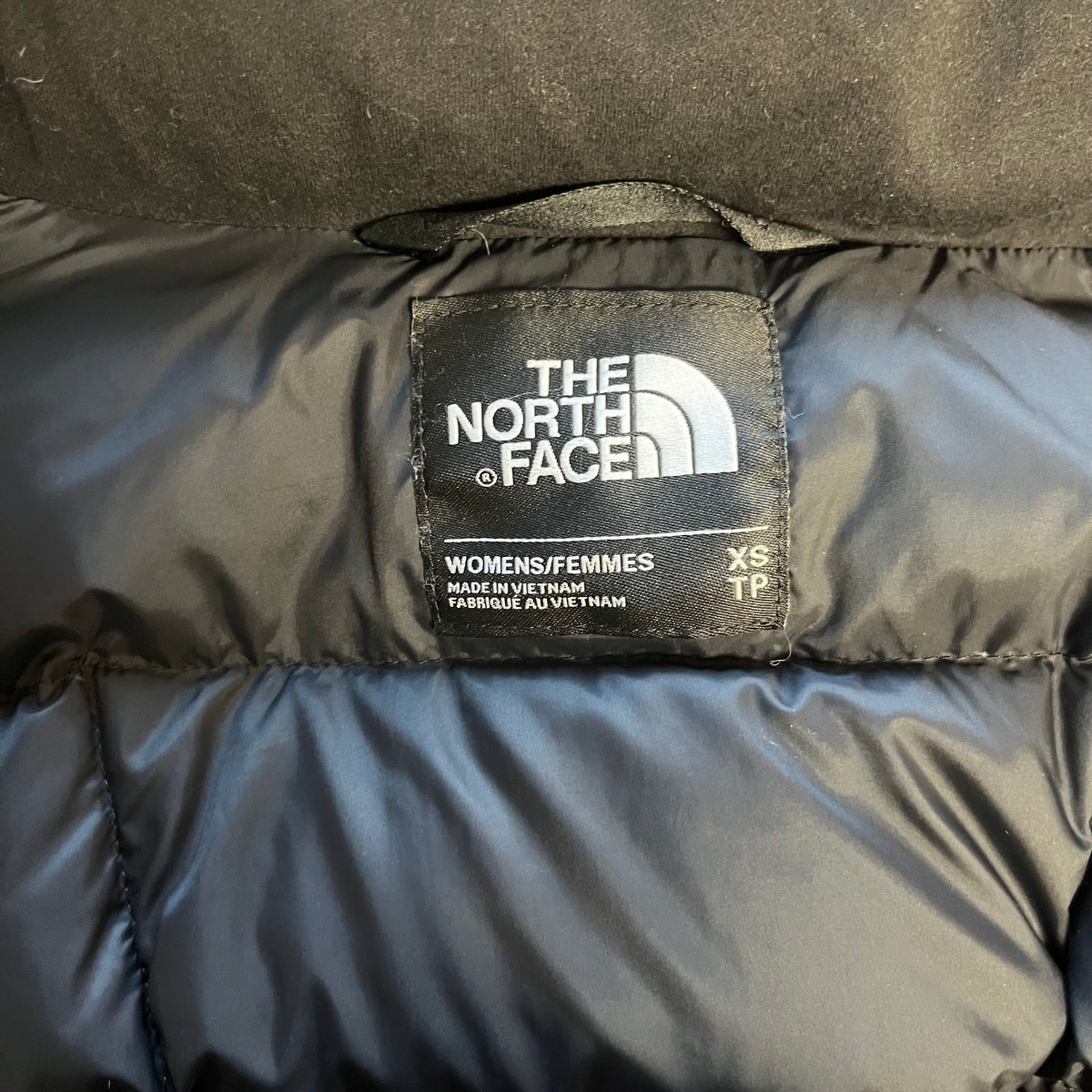 The North Face black Metropolis puffer coat, size XS