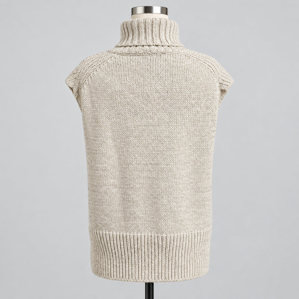 Veronica Beard beige Collins sweater vest, size XS/S