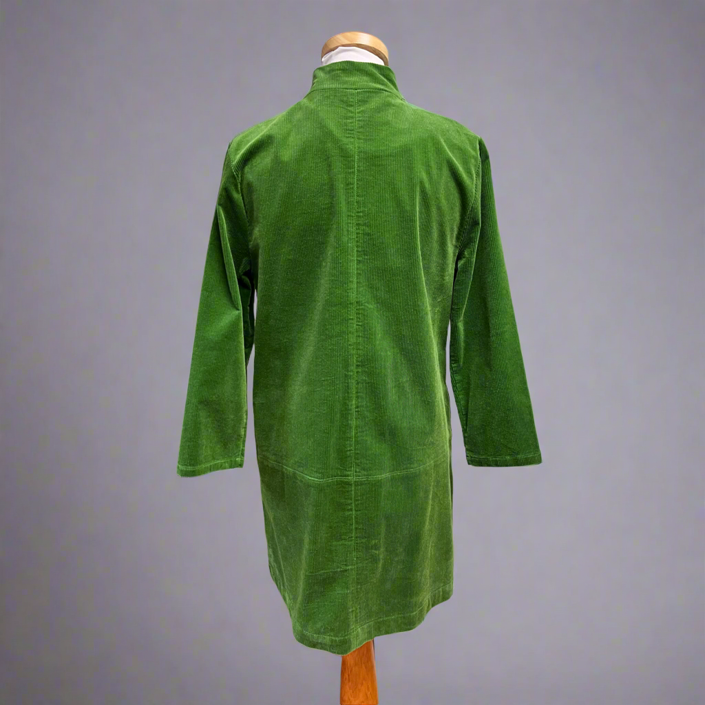 Tuckernuck green corduroy Clifton dress, size M