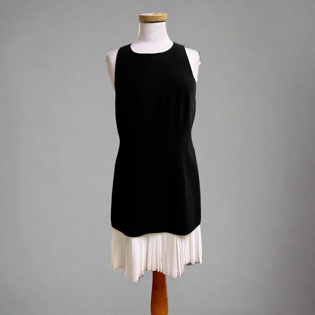 Cinq a Sept black and white Catriona dress, size 10