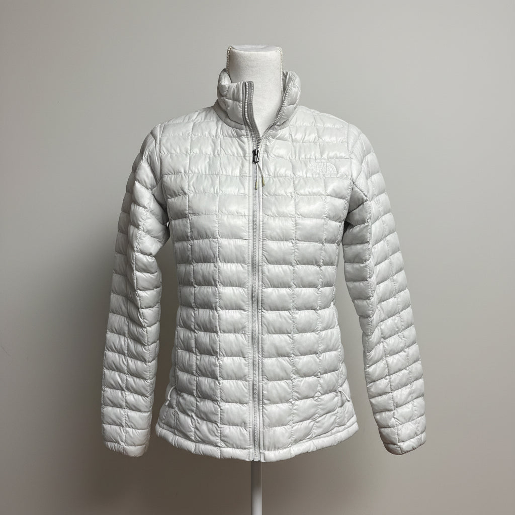 The North Face white ThermoBall Parka, size S