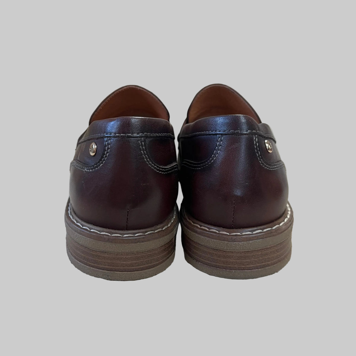 Pikolinos brown leather Aldaya loafers, size 7.5, LIKE NEW!