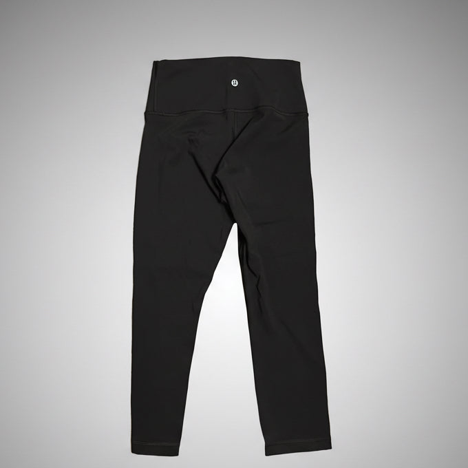 lululemon black Fast & Free crop leggings, size 4