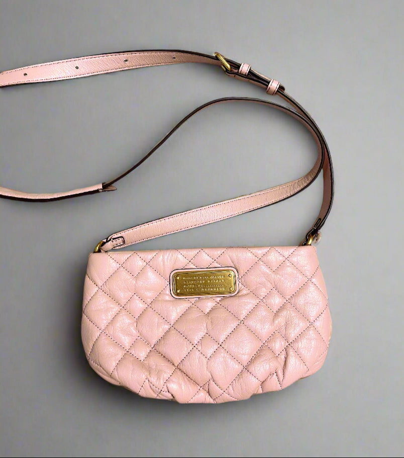 Marc Jacobs blush leather crossbody bag, LIKE NEW!