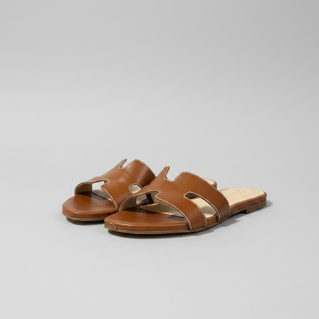 fs/ny brown H Alibi sandals, size 9