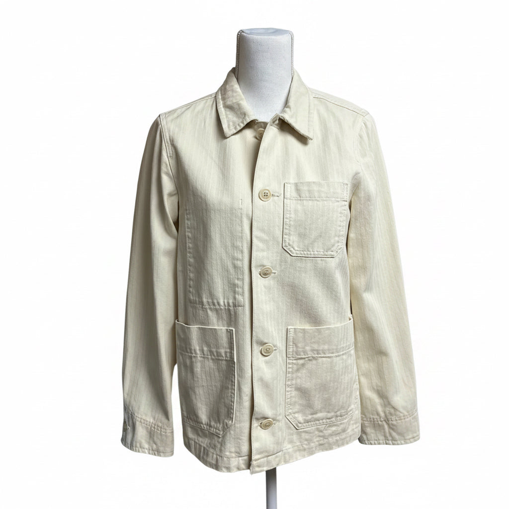 Alex Mill cream Britt work jacket, size XS