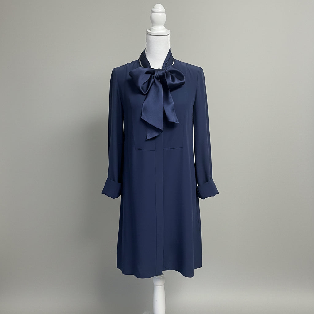 Tory Burch navy silk dress, size size 0