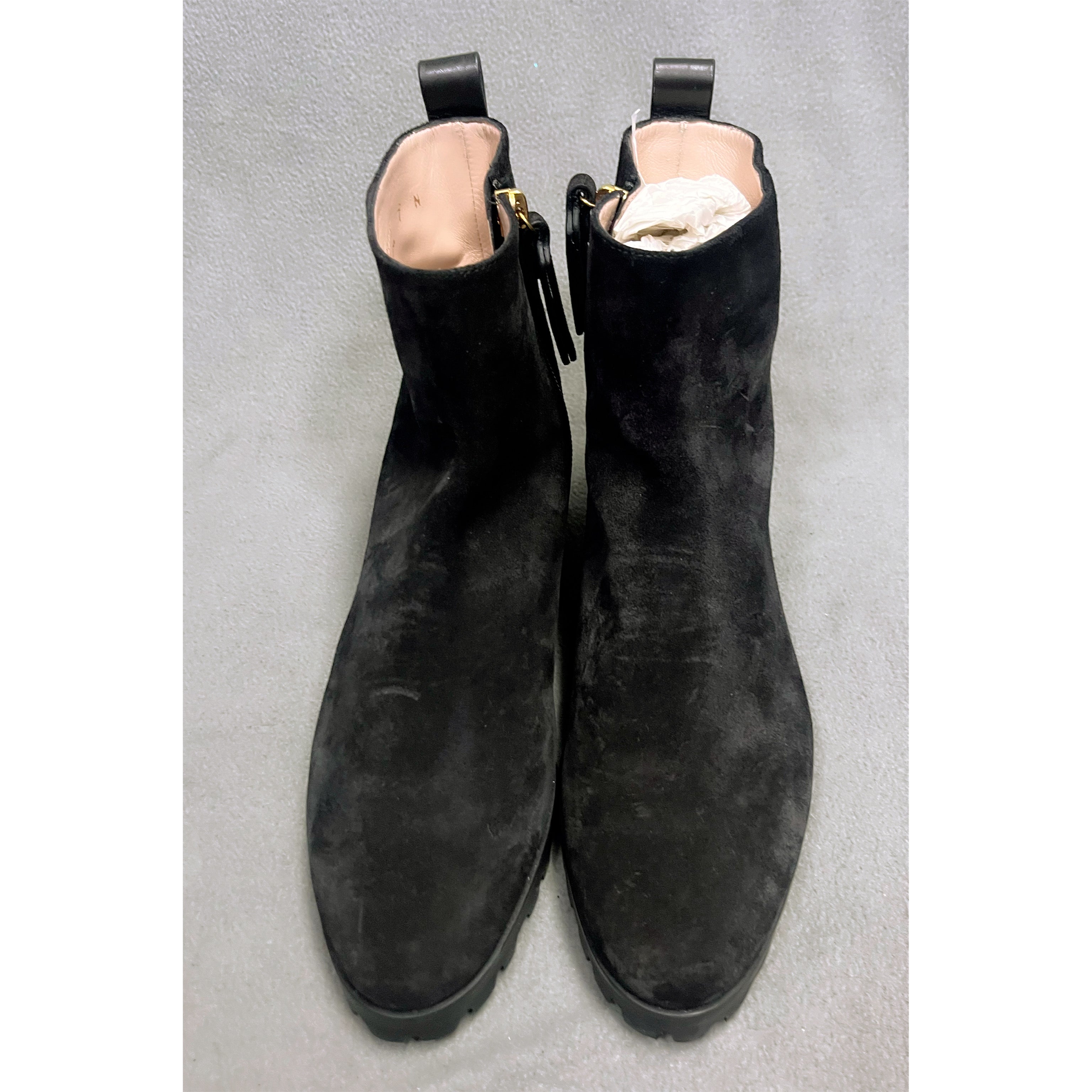 Stuart Weitzman black booties, size 7N, NEW IN BOX!