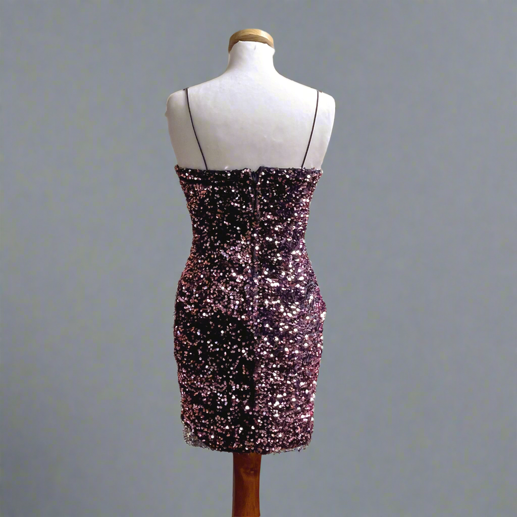 Midnight Doll purple dress, size M