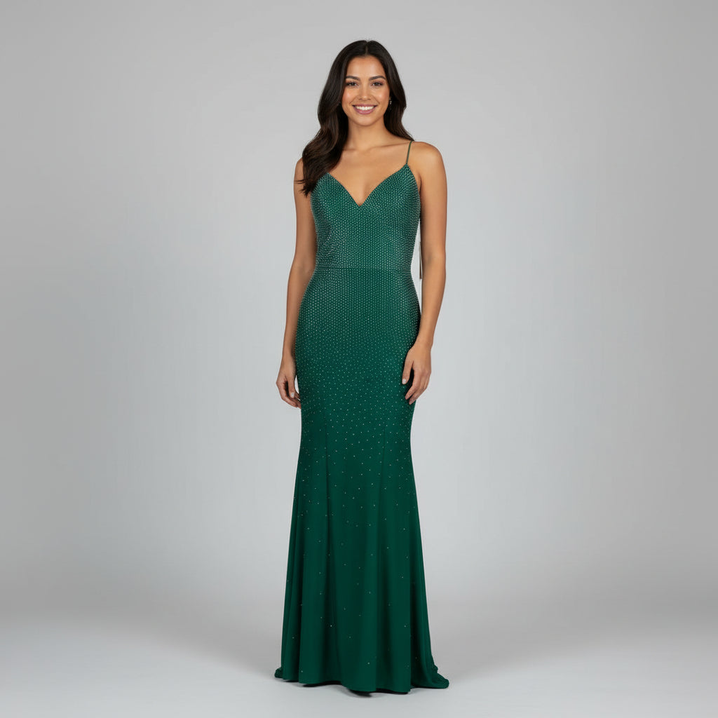 Dave & Johnny emerald dress, size 6, NEW WITH TAGS!