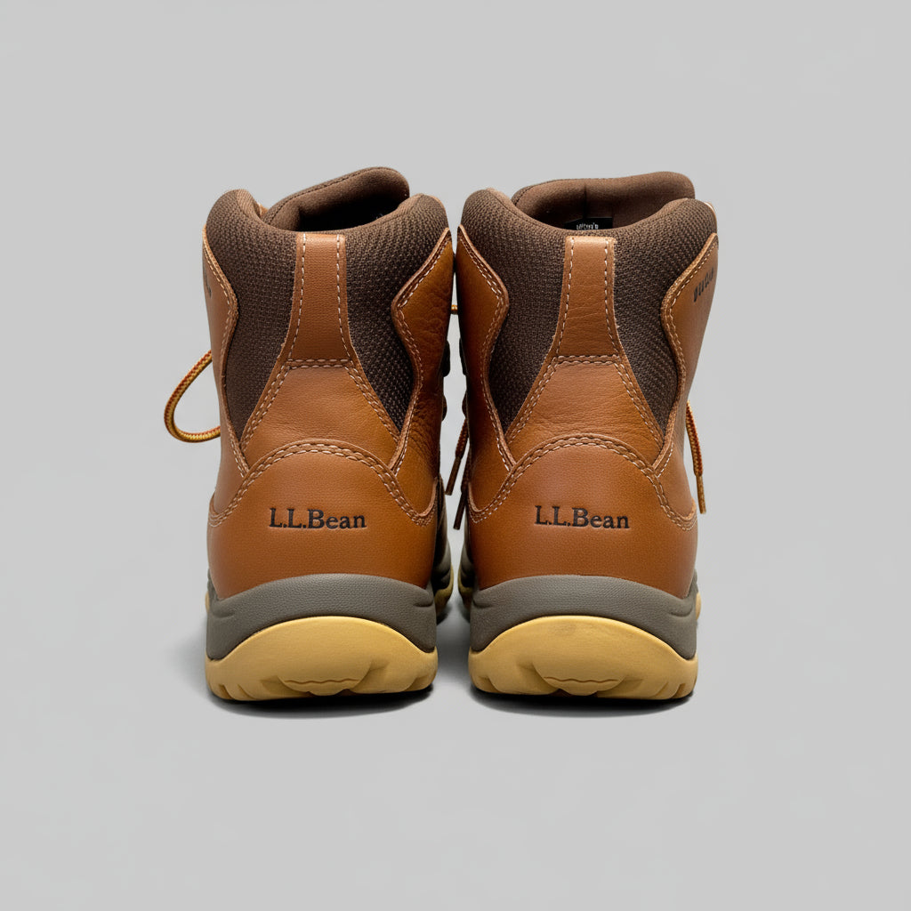 LL Bean brown Storm Chaser boots, size 8