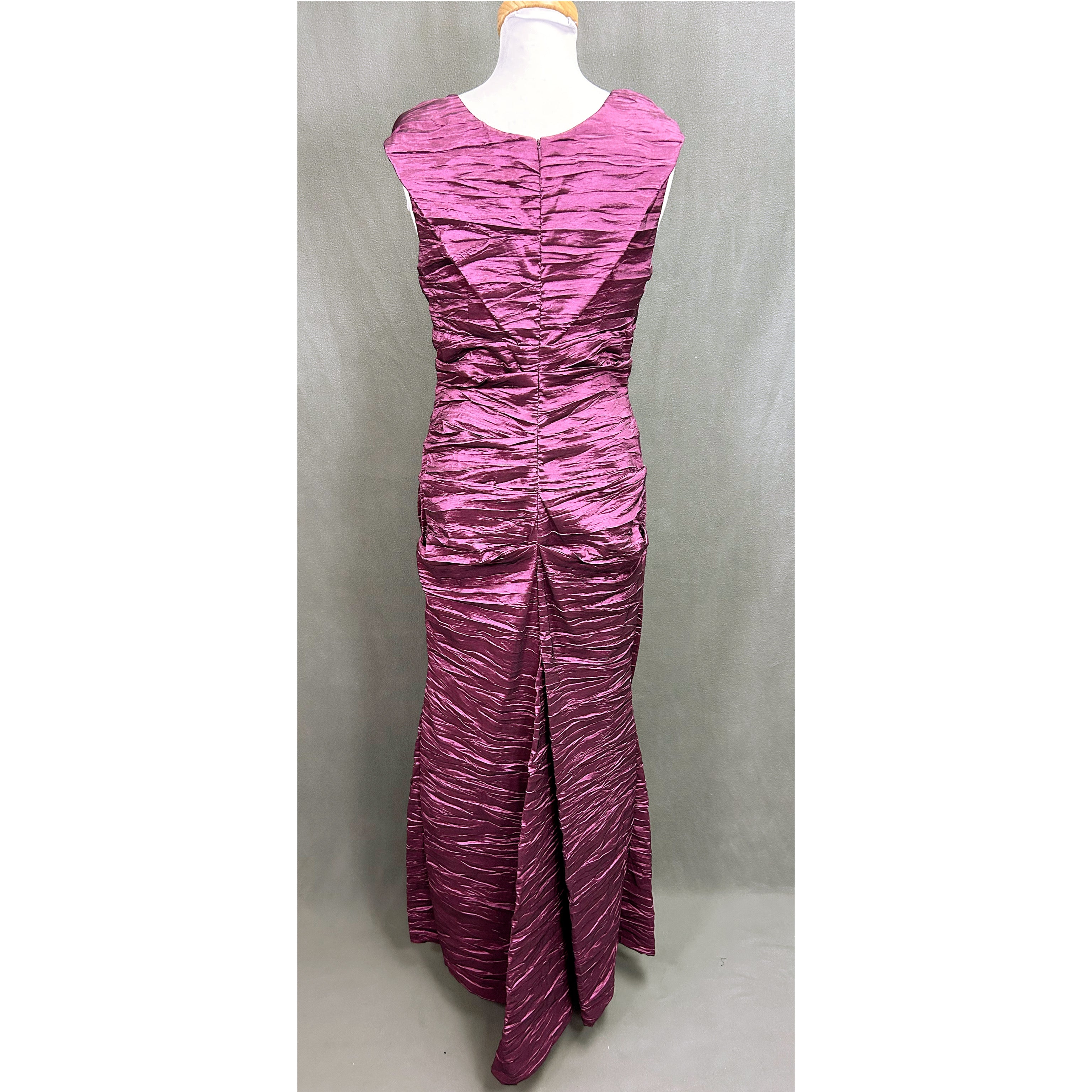 Alex evenings plum dress hotsell